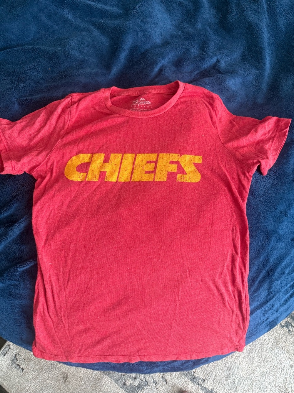 Women’s Red 'CHIEFS' Graphic Crewneck T-Shirt
